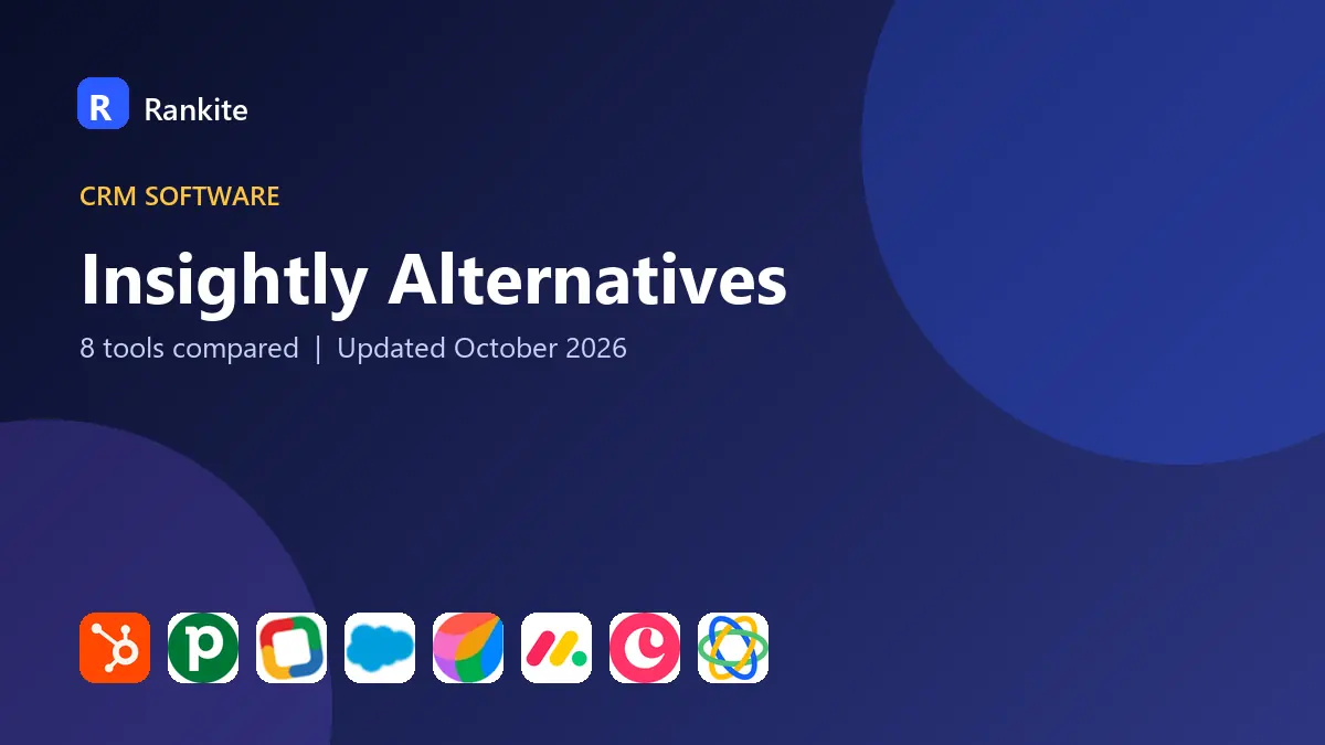 Insightly Alternatives in 2026: 8 Tools Compared