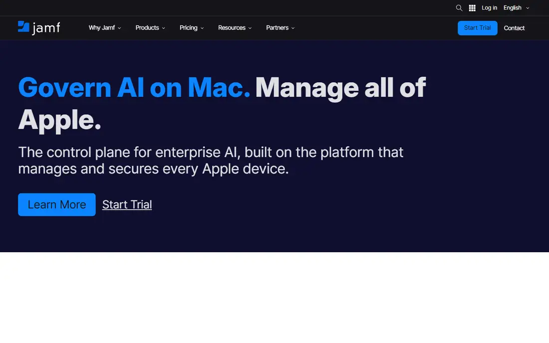 Jamf Pro homepage