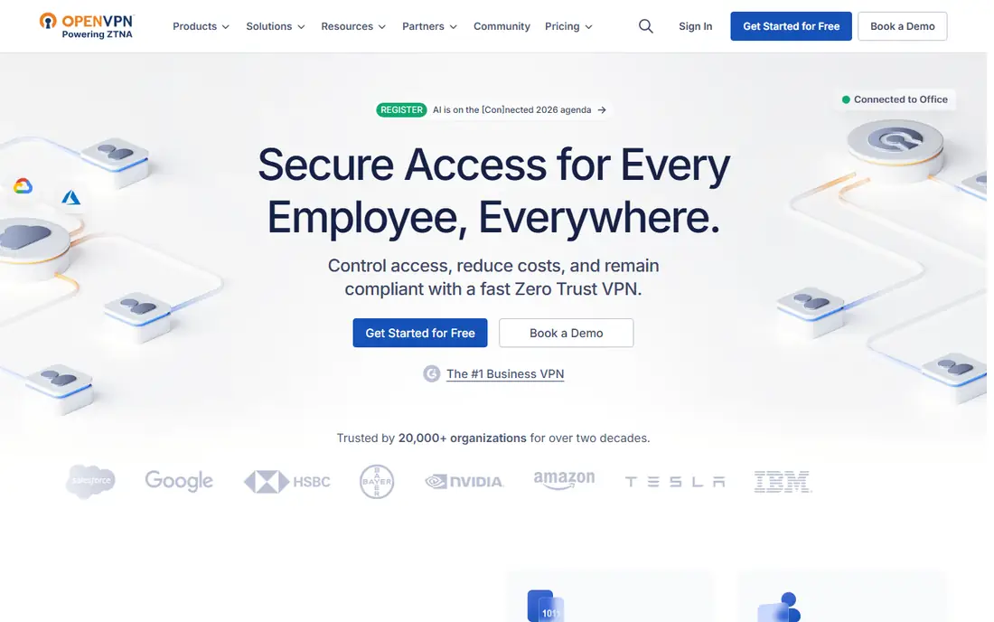 OpenVPN homepage