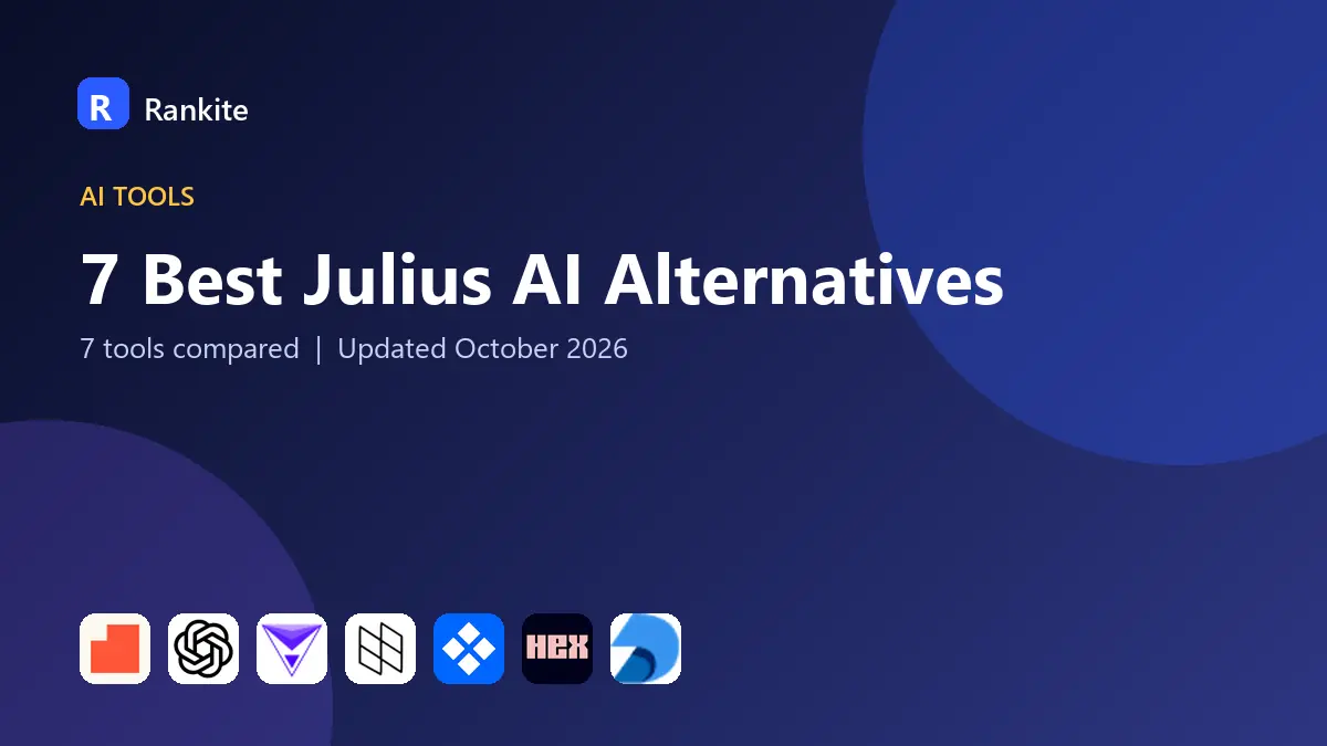 7 Best Julius AI Alternatives in 2026: 7 Tools Compared