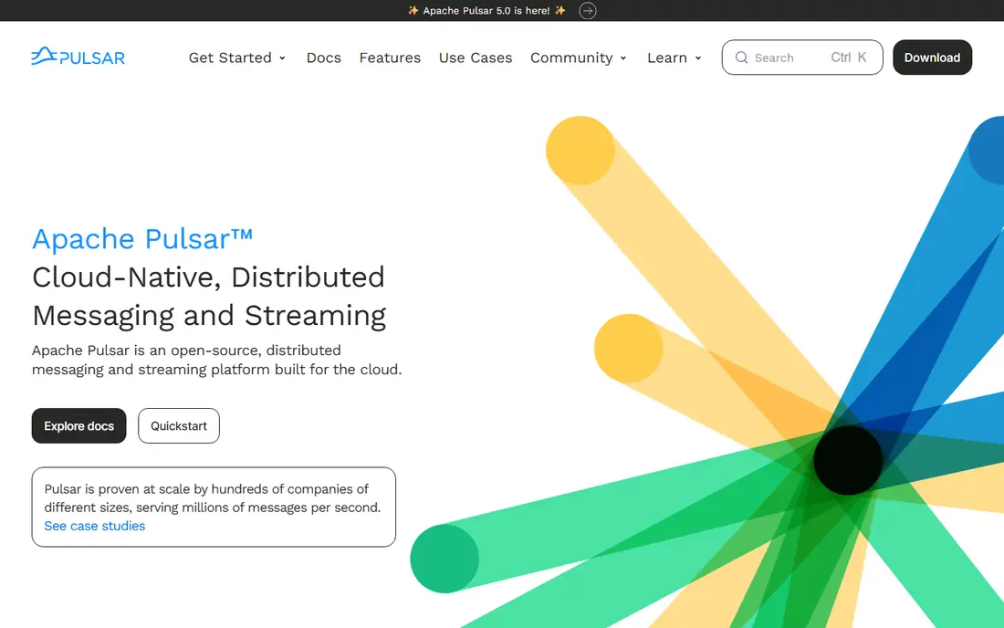 Apache Pulsar homepage