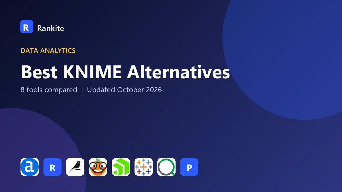 Best KNIME Alternatives in 2026: 8 Tools Compared