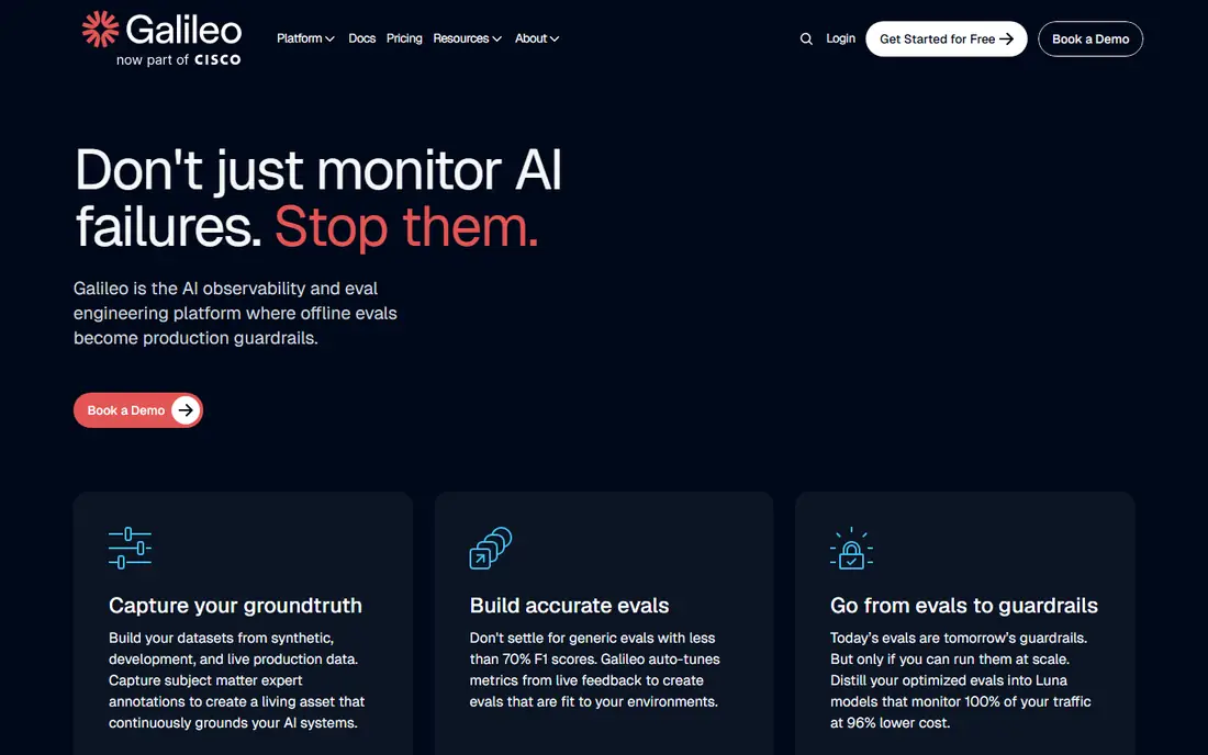 Galileo homepage