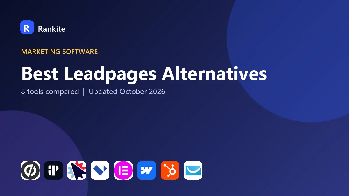 Best Leadpages Alternatives in 2026: 8 Tools Compared