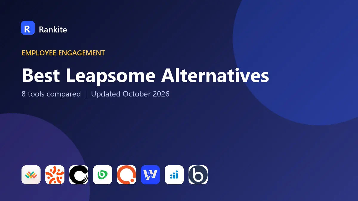 Best Leapsome Alternatives in 2026: 8 Tools Compared