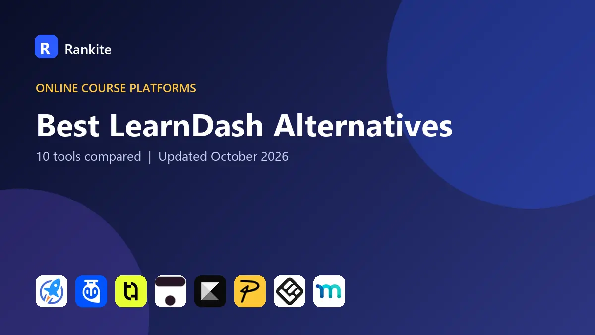 Best LearnDash Alternatives in 2026: 10 Tools Compared