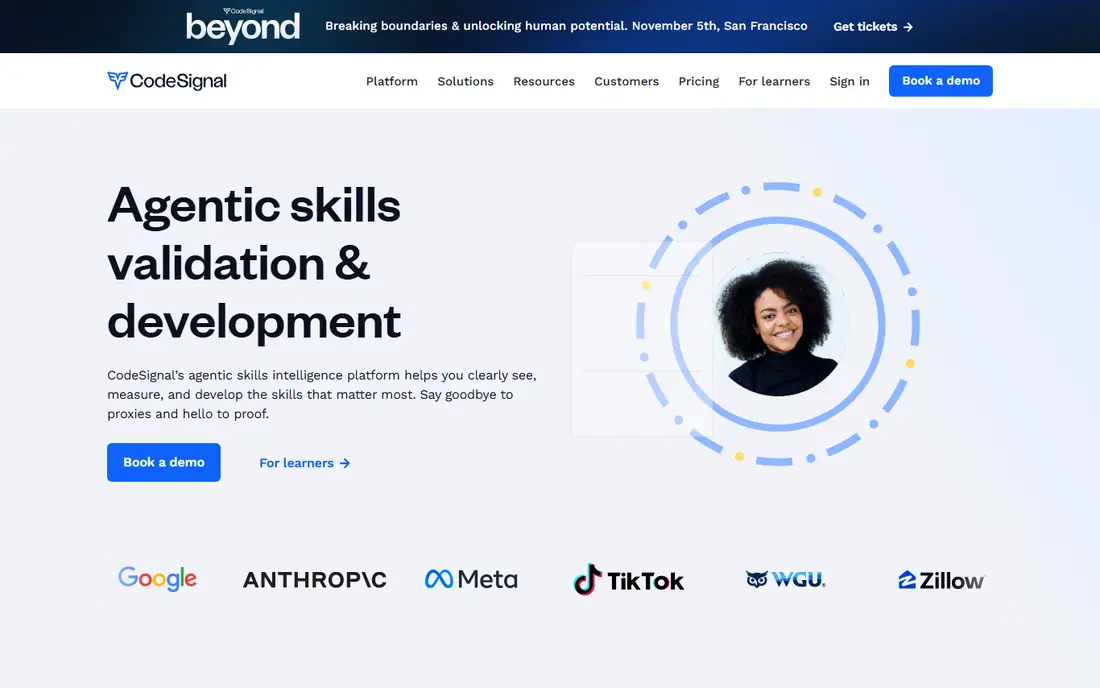 CodeSignal homepage
