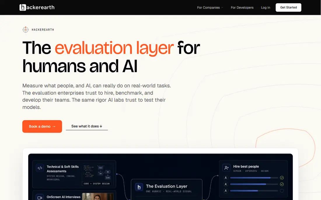 HackerEarth homepage