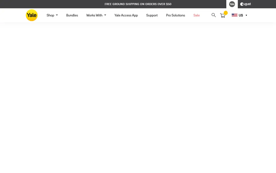 Yale homepage