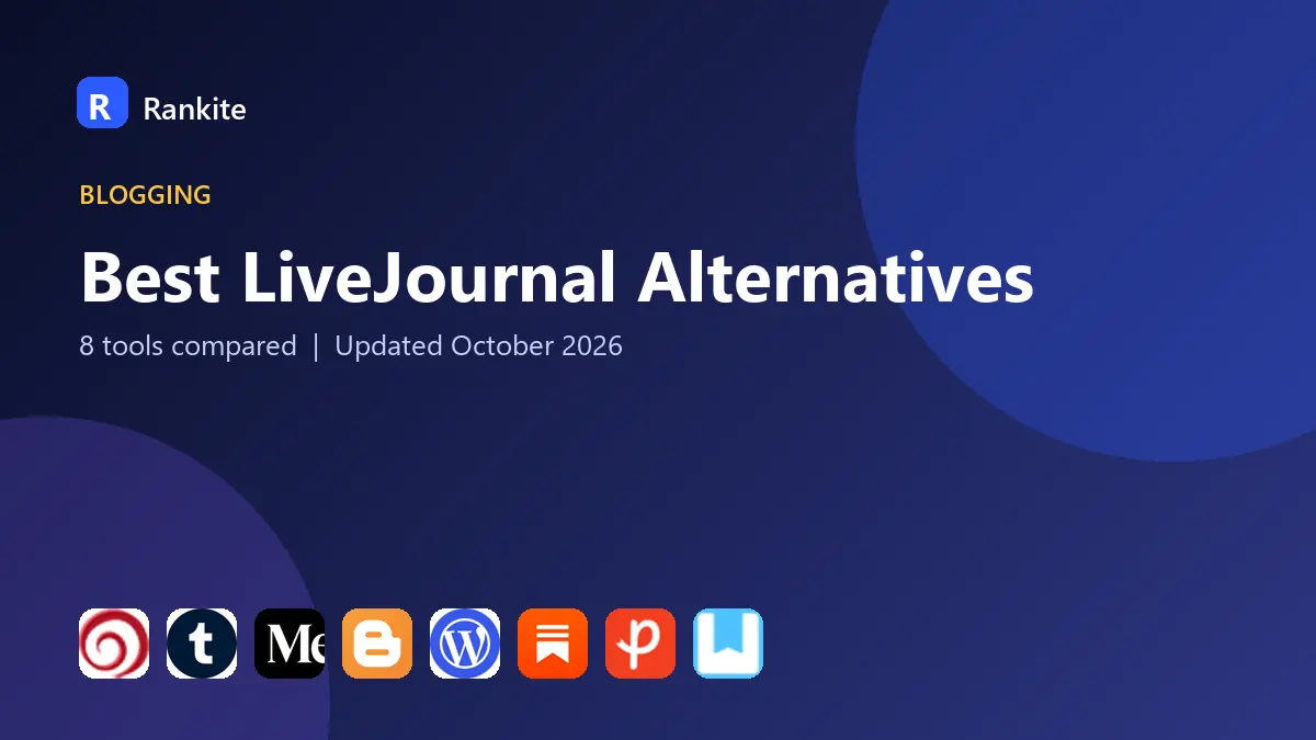 Best LiveJournal Alternatives in 2026: 8 Tools Compared