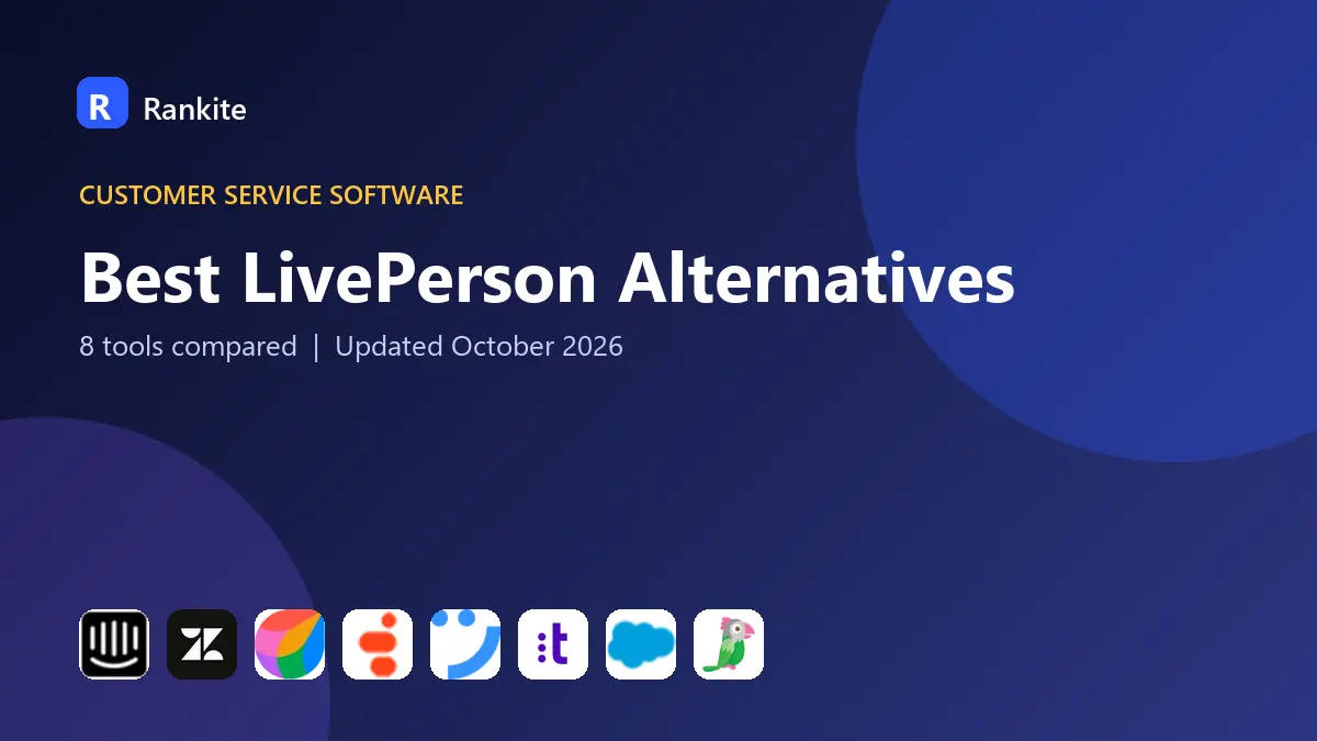 Best LivePerson Alternatives in 2026: 8 Tools Compared