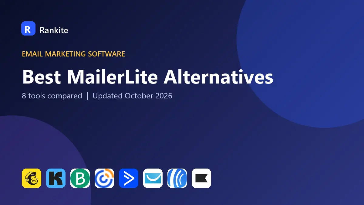 Best MailerLite Alternatives in 2026: 8 Tools Compared