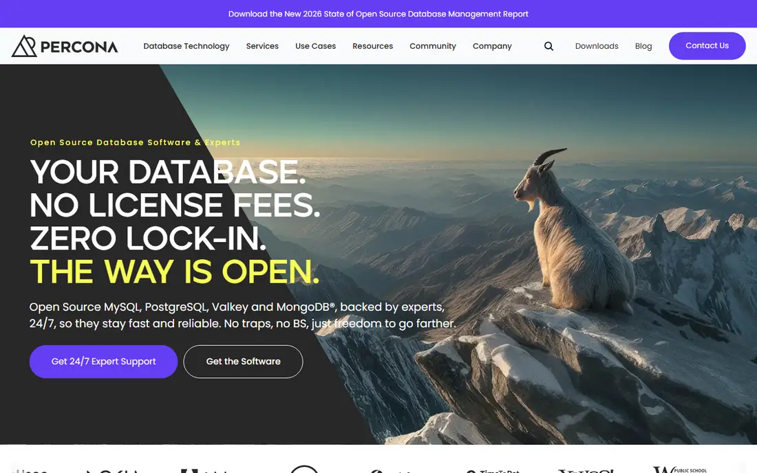 Percona Server for MySQL homepage