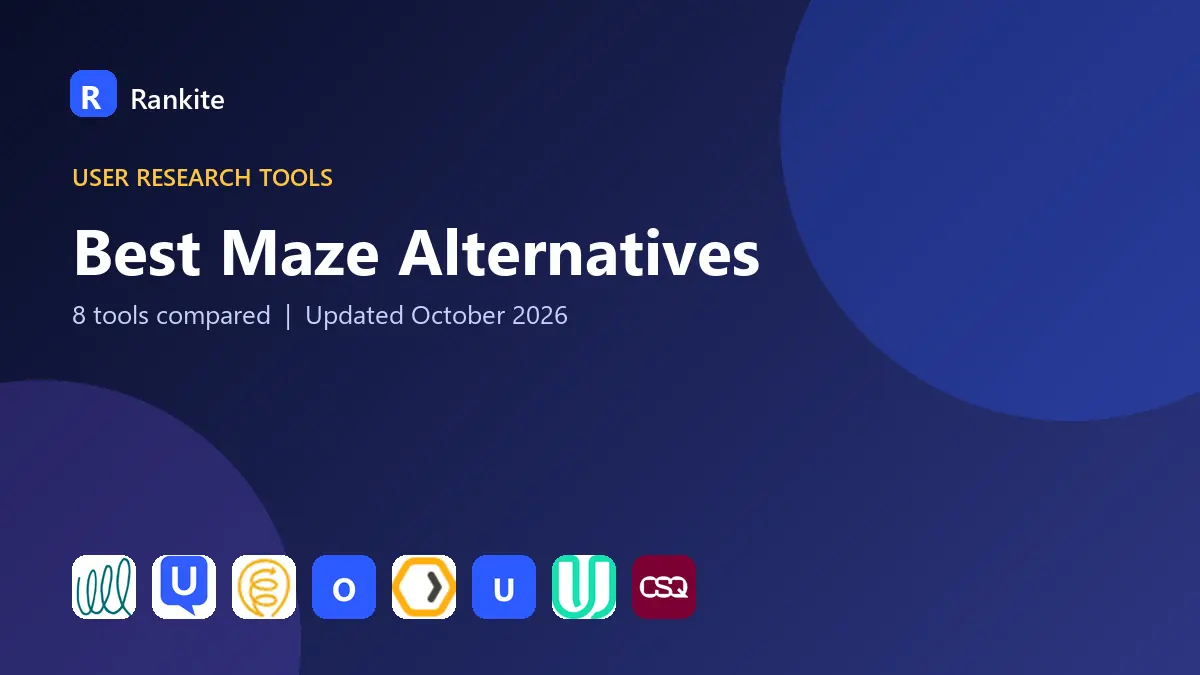 Best Maze Alternatives in 2026: 8 Tools Compared