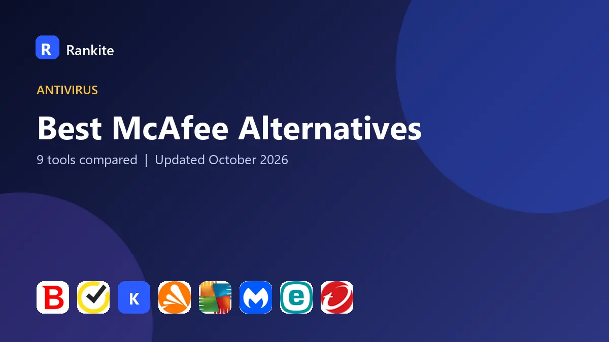 Best McAfee Alternatives in 2026: 9 Tools Compared