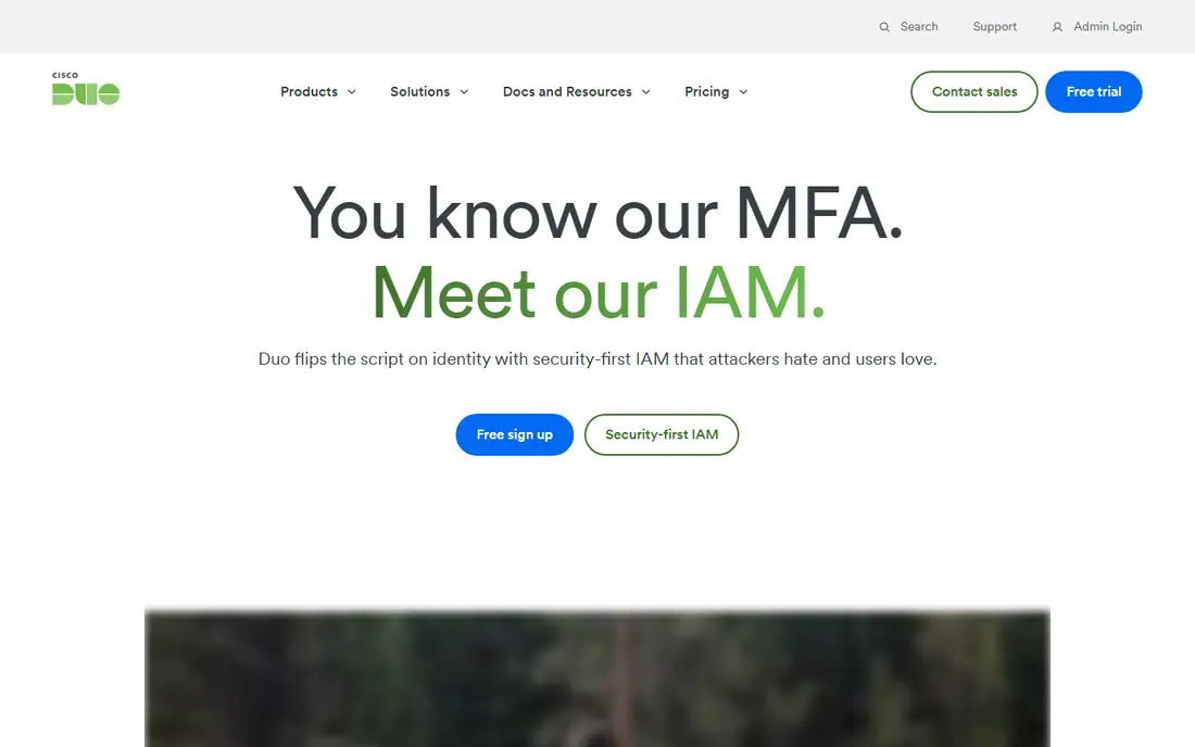 Duo homepage