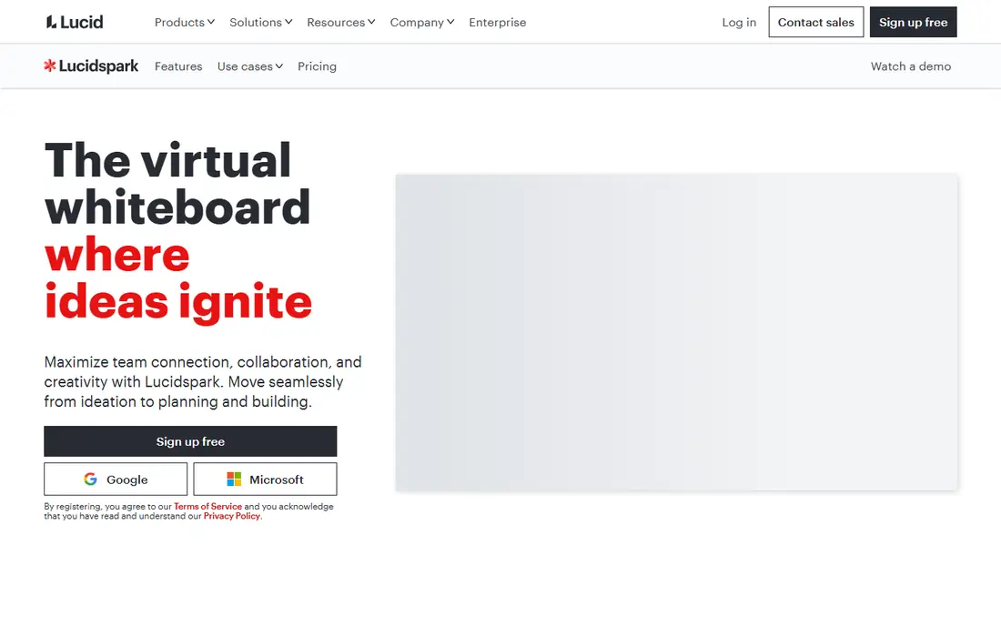 Lucidspark homepage