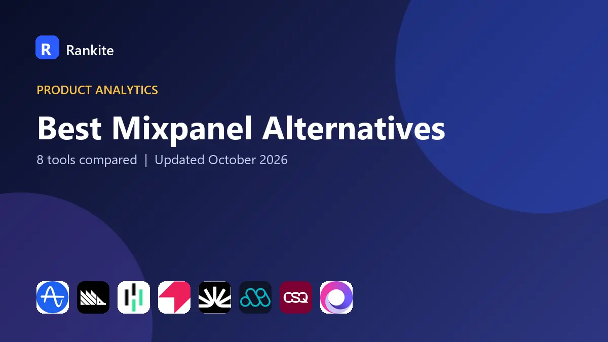 Best Mixpanel Alternatives in 2026: 8 Tools Compared