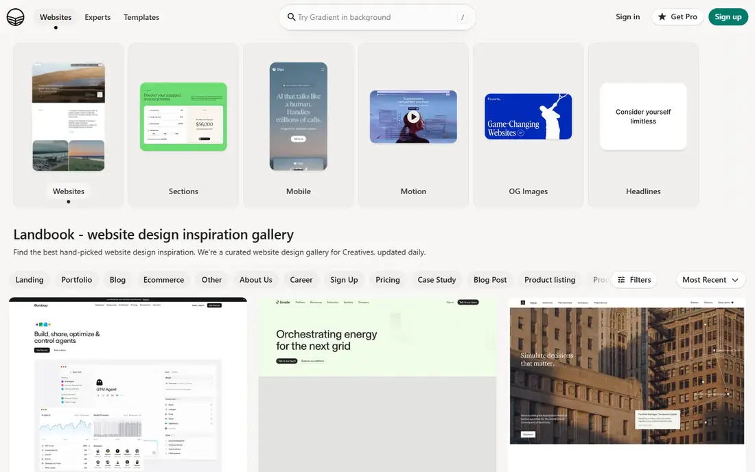 Land-book homepage