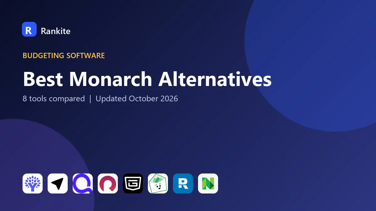 Best Monarch Alternatives in 2026: 8 Tools Compared