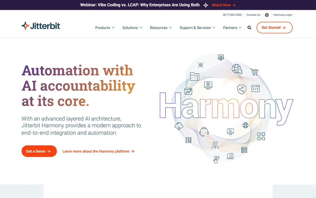 Jitterbit homepage