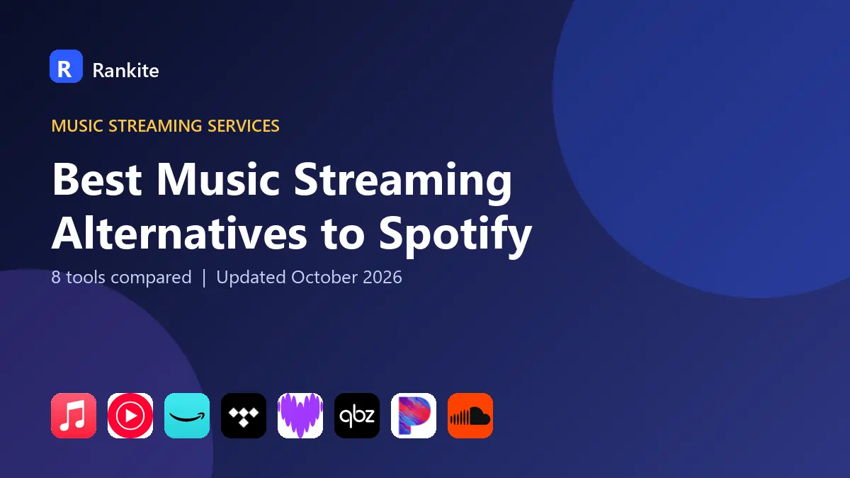 Best Music Streaming Alternatives to Spotify in 2026: 8 Tools Compared