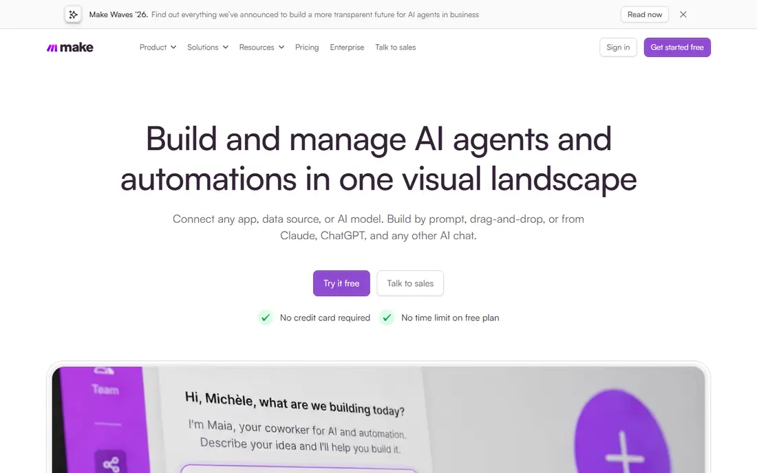 Make homepage