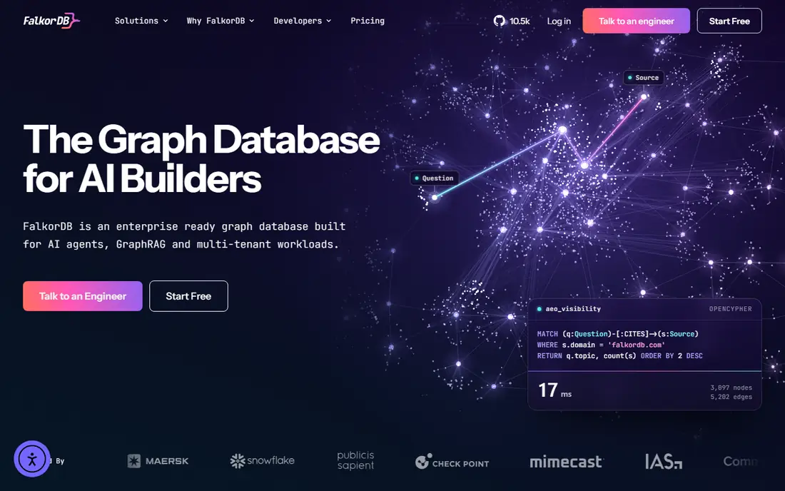 FalkorDB homepage