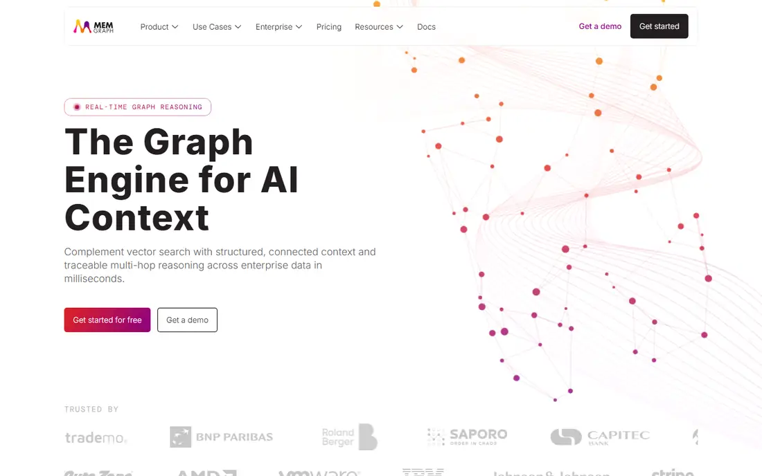 Memgraph homepage