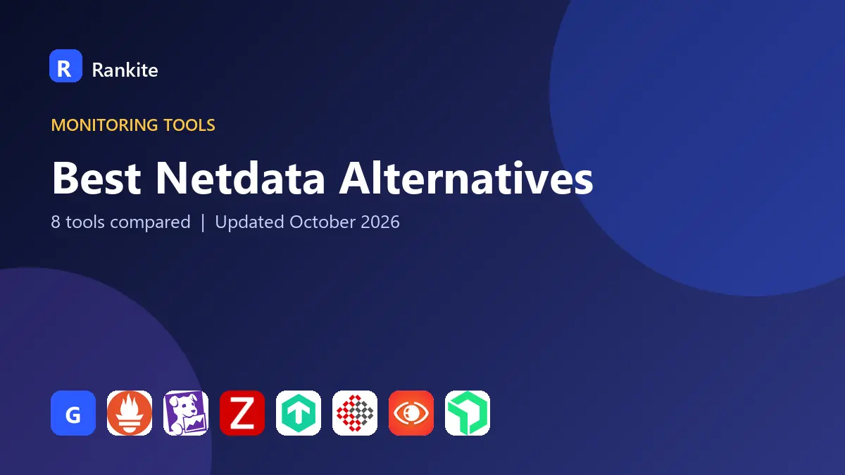 Best Netdata Alternatives in 2026: 8 Tools Compared