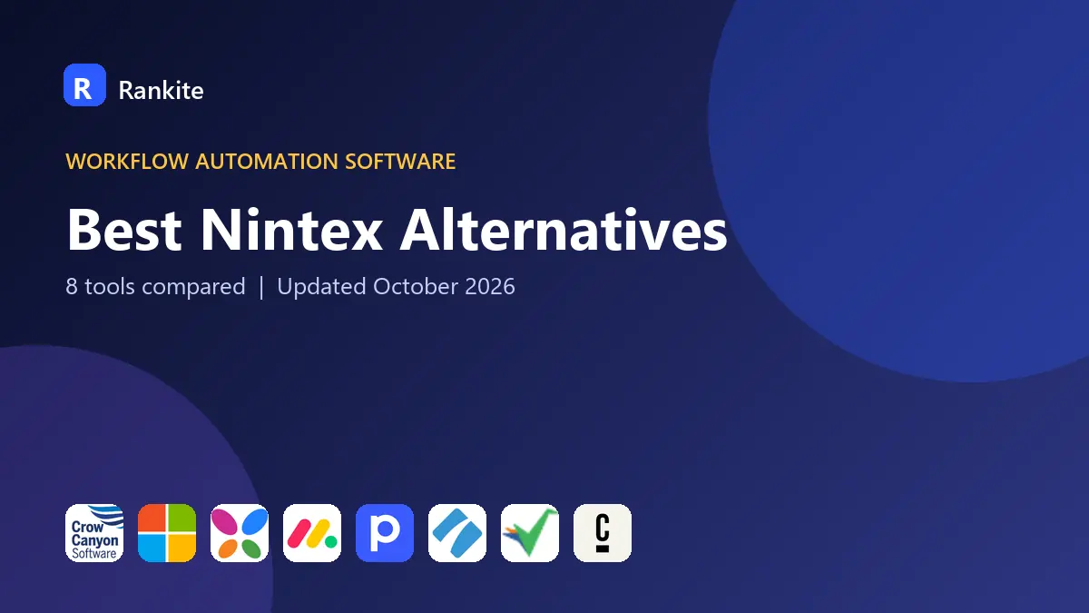Best Nintex Alternatives in 2026: 8 Tools Compared