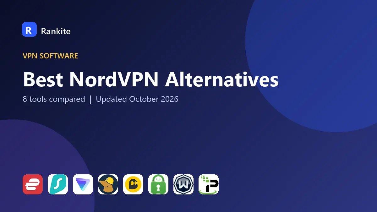 Best NordVPN Alternatives in 2026: 8 Tools Compared