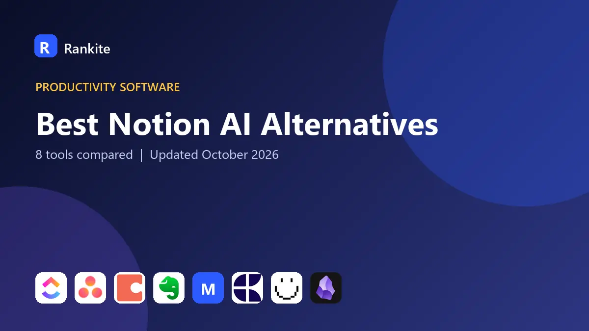 Best Notion AI Alternatives in 2026: 8 Tools Compared
