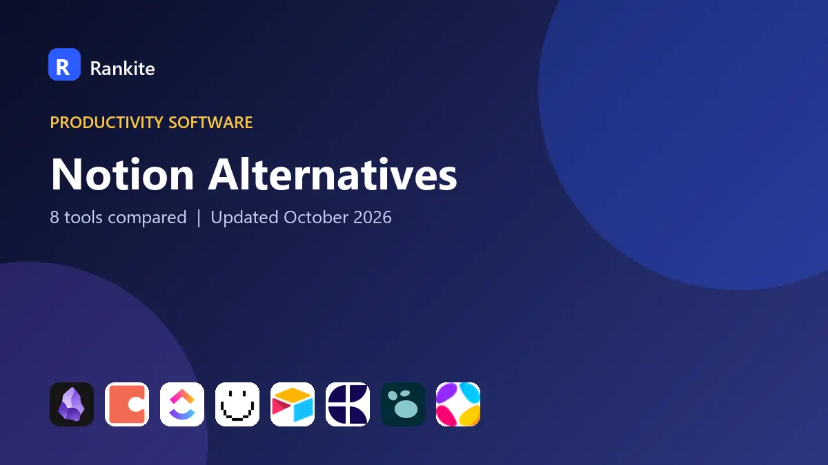 Notion Alternatives in 2026: 8 Tools Compared