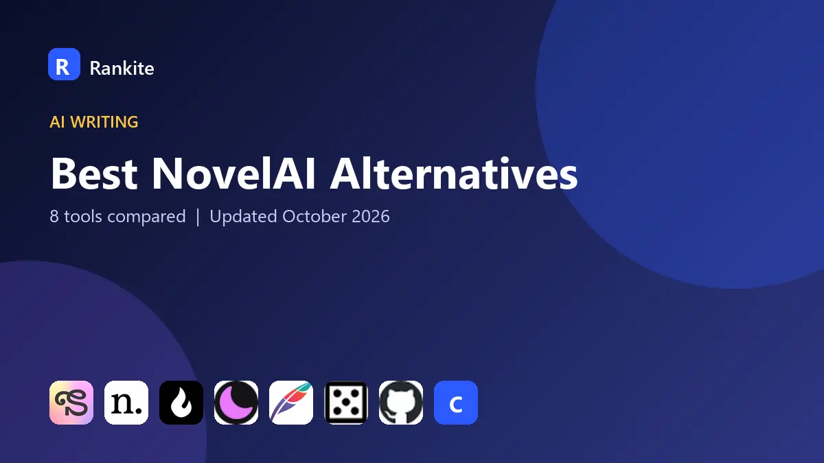 Best NovelAI Alternatives in 2026: 8 AI Story Tools Compared