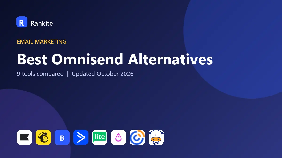 Best Omnisend Alternatives in 2026: 9 Tools Compared