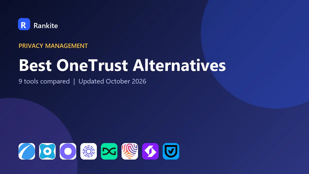 Best OneTrust Alternatives in 2026: 9 Tools Compared