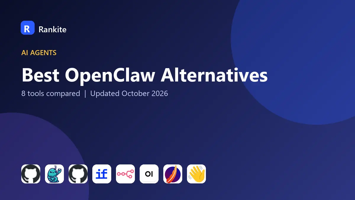 Best OpenClaw Alternatives in 2026: 8 Tools Compared
