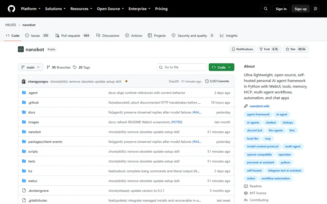 Nanobot homepage