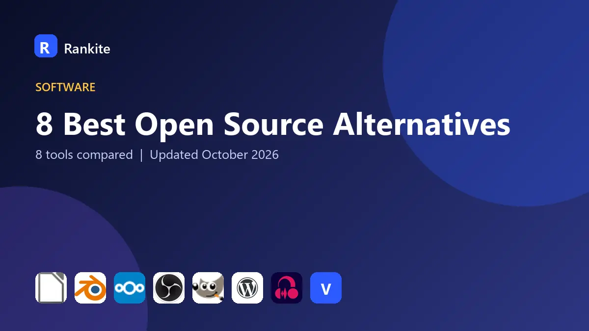 8 Best Open Source Alternatives in 2026: 8 Tools Compared