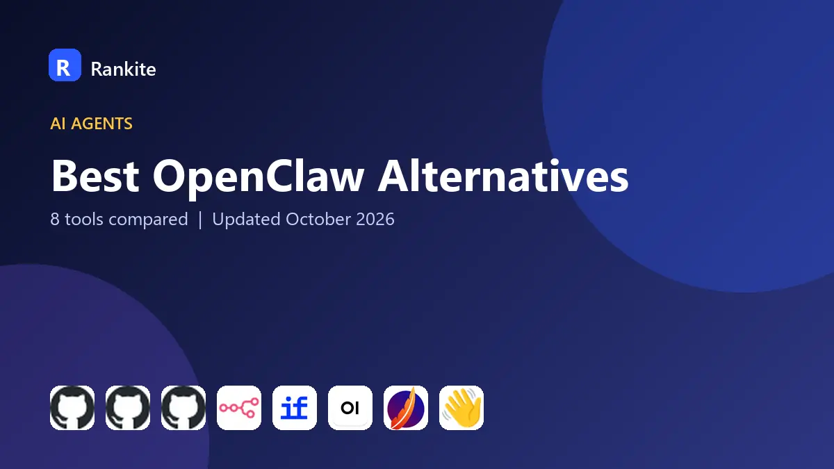Best OpenClaw Alternatives in 2026: 8 Tools Compared