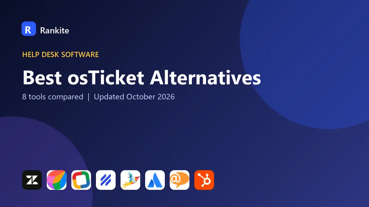 Best osTicket Alternatives in 2026: 8 Help Desk Tools Compared