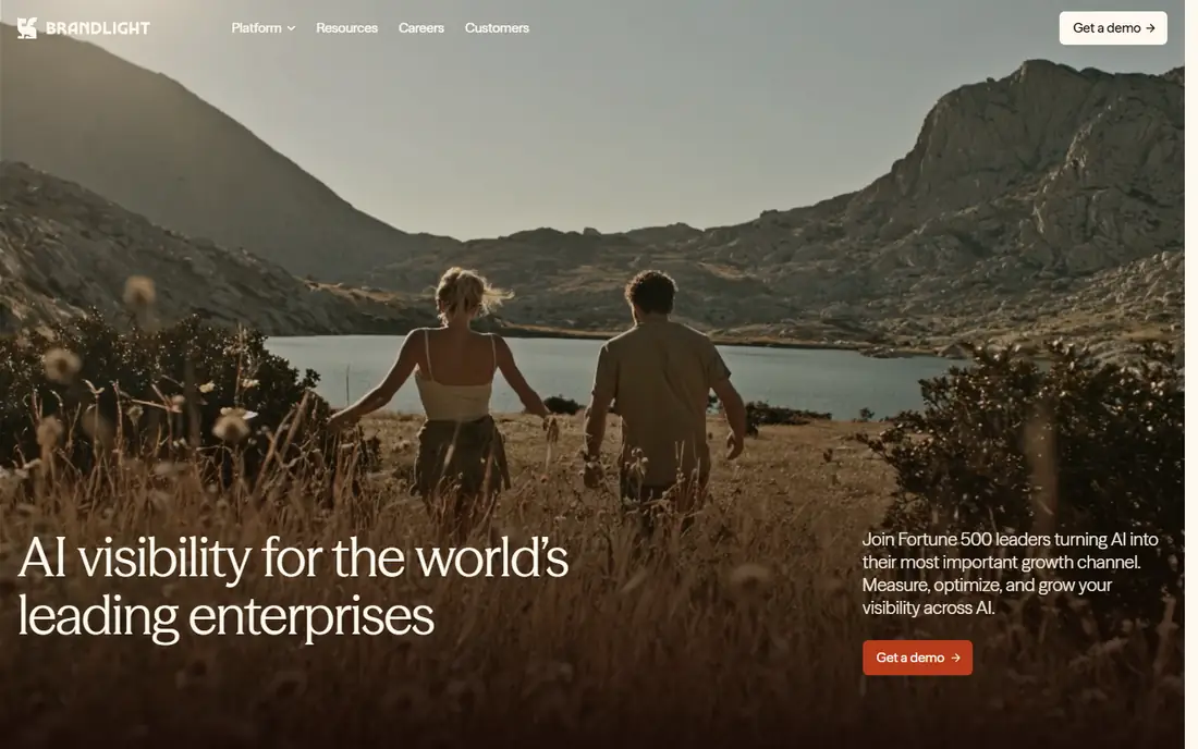Brandlight homepage