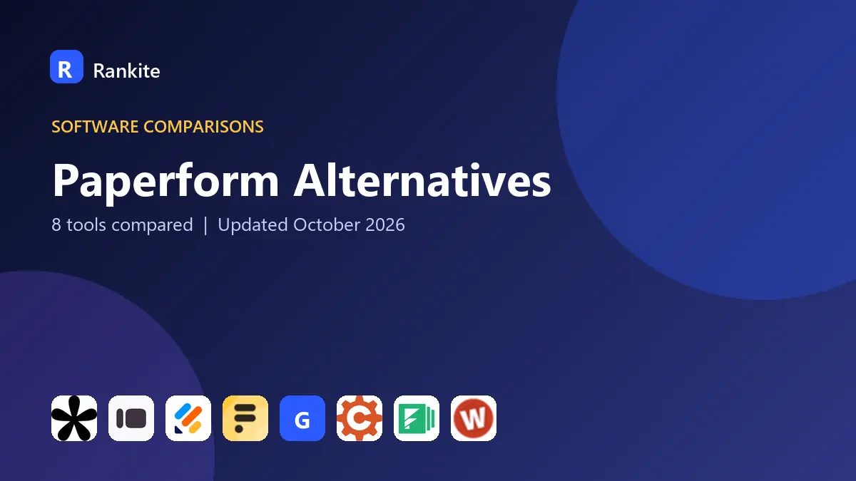 Paperform Alternatives in 2026: 8 Tools Compared