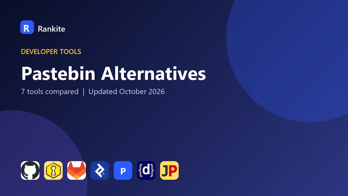 Pastebin Alternatives in 2026: 7 Tools Compared