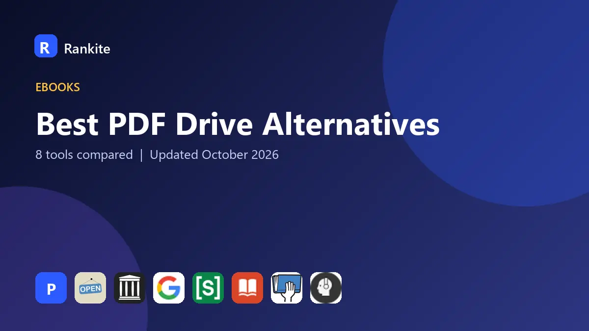 Best PDF Drive Alternatives in 2026: 8 Tools Compared