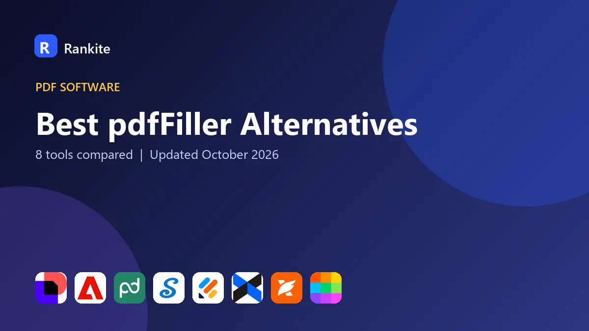 Best pdfFiller Alternatives in 2026: 8 Tools Compared