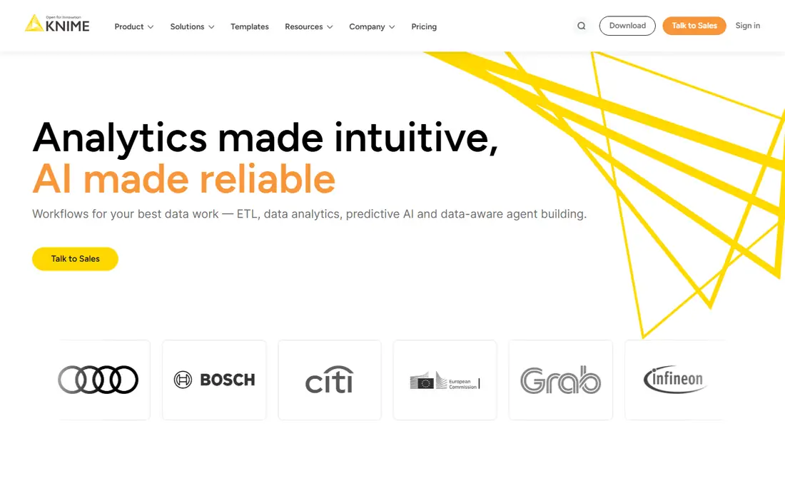 KNIME homepage