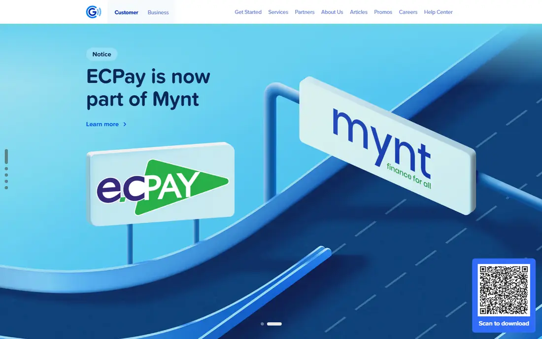 GCash GLoan homepage