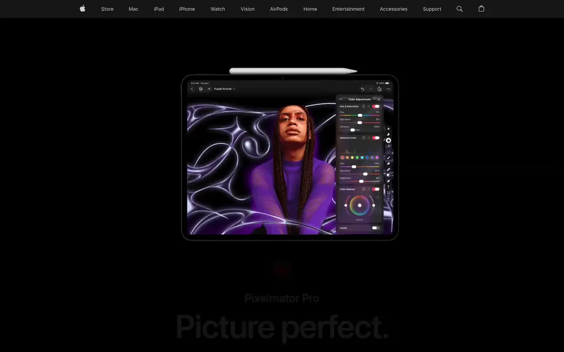 Pixelmator Pro homepage